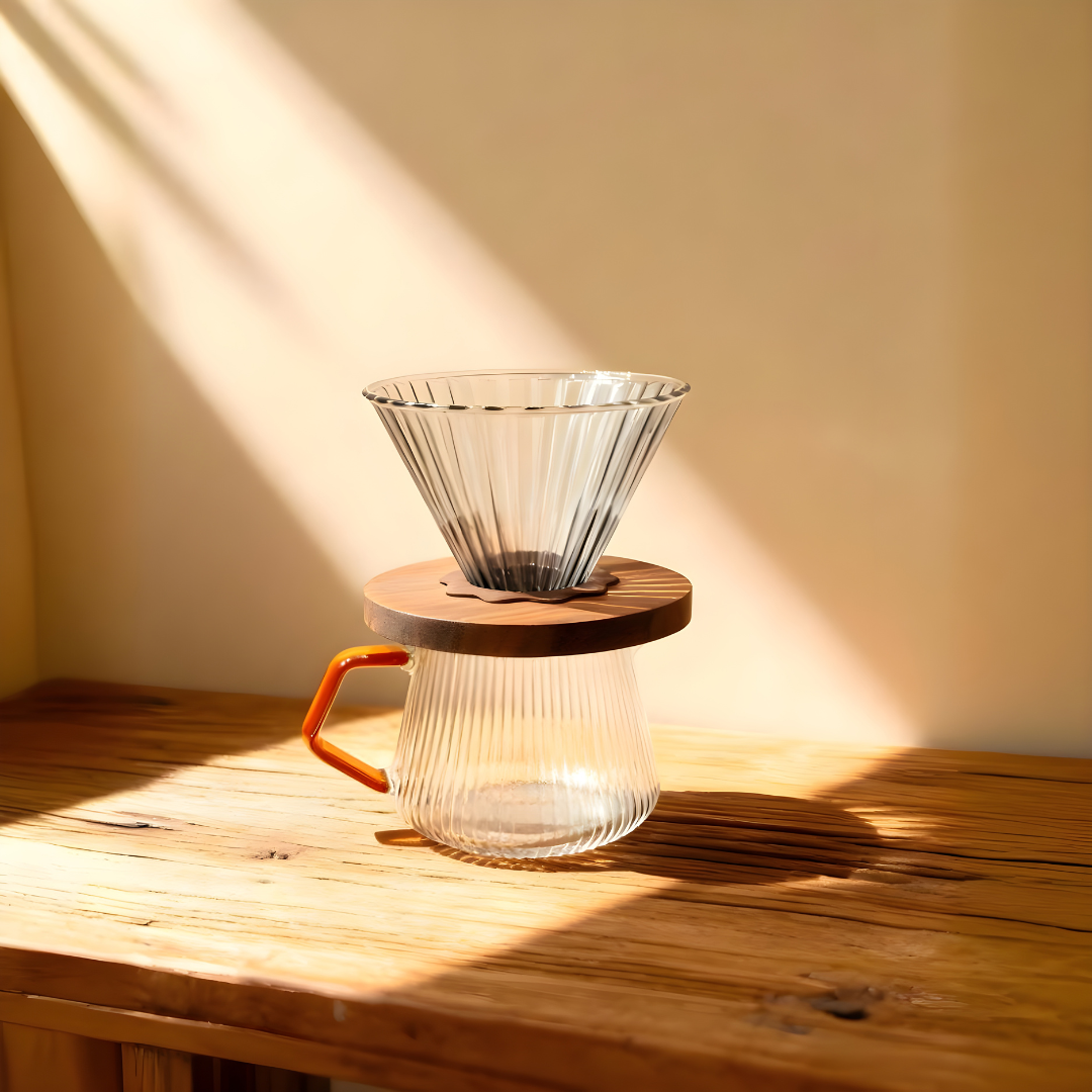 Premium Pour-Over Coffee Set – Complete 5-Piece Manual Brewing Kit