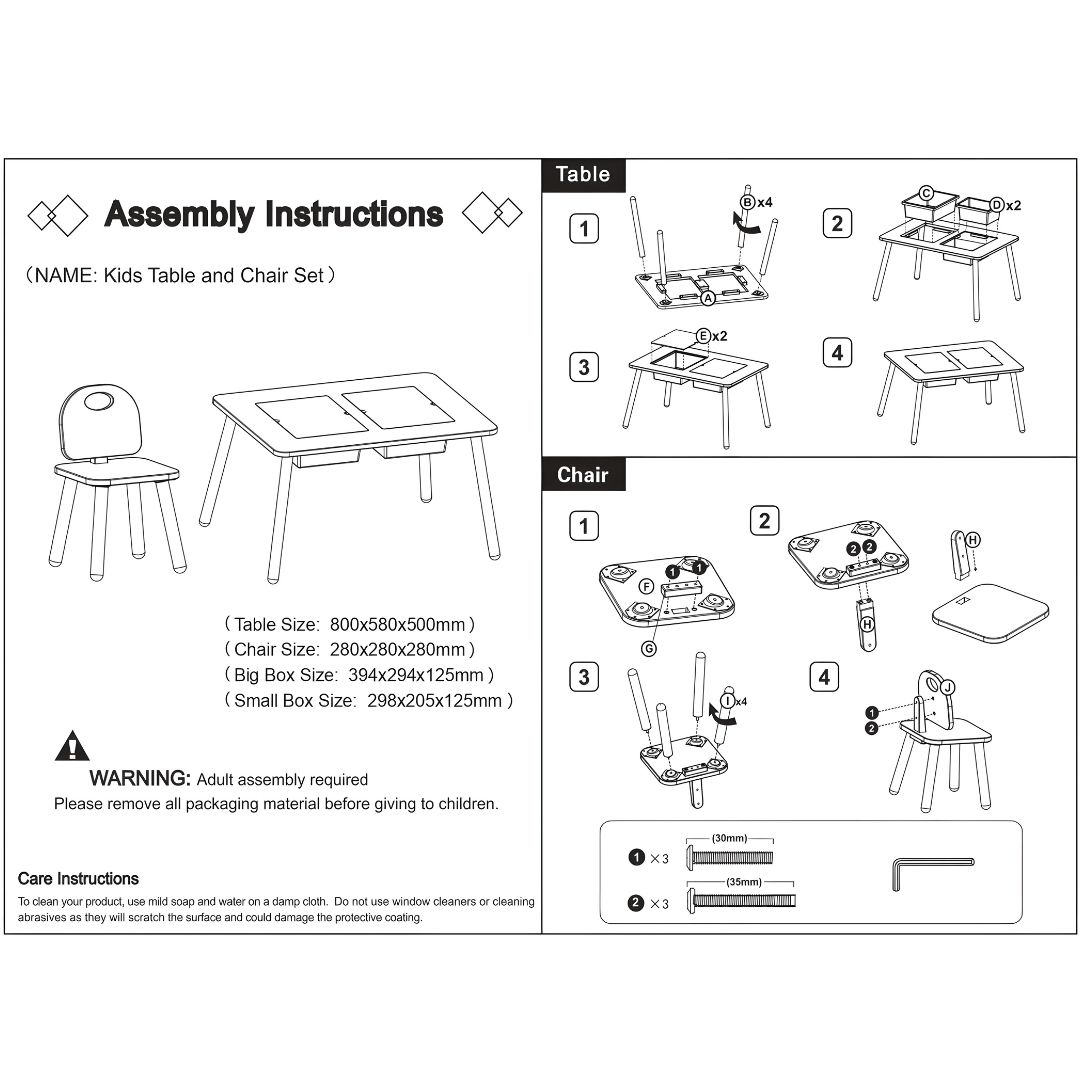 Montessori Wooden Sensory Table with Bins
