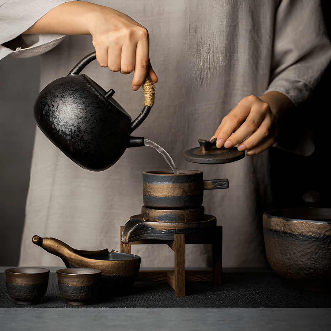 Harmony Stoneware Teapot Set