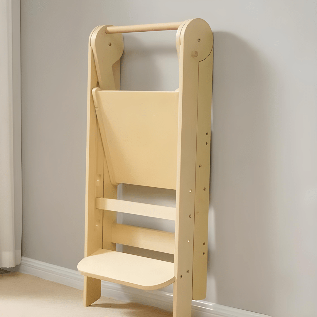 Montessori Adjustable Wooden Kids Helper Tower