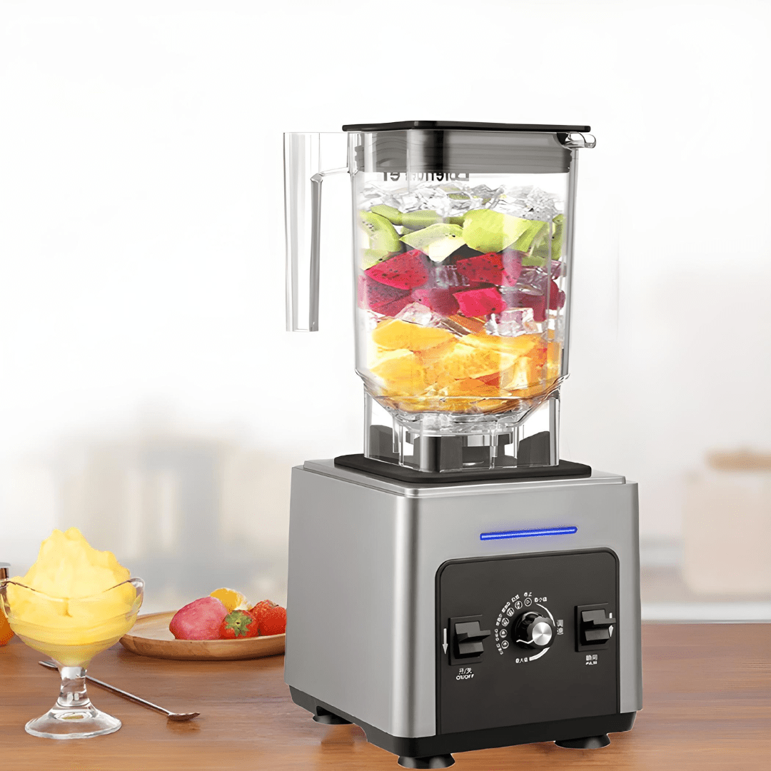2000W Commercial Blender – 1.8L, Ice Crusher, 6-Blade Stainless Steel