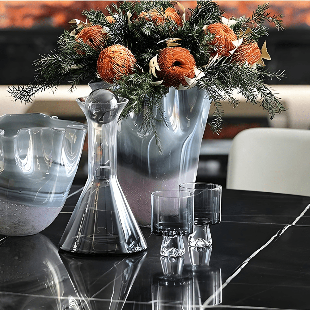 Handmade 1500ml Crystal Decanter & Gradient Glass Set