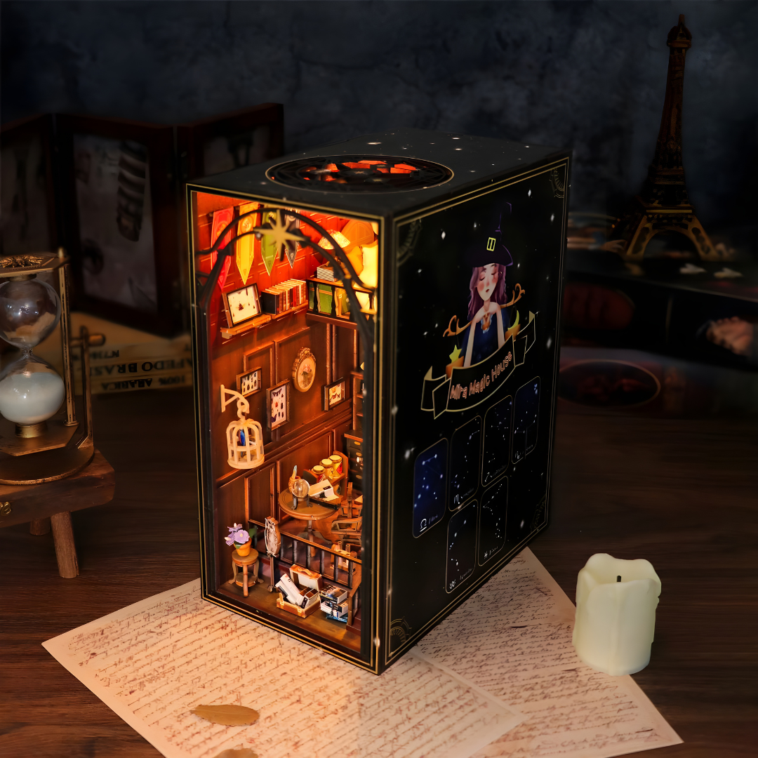 DIY Mira Magic House – Booknook with LED & Music Box