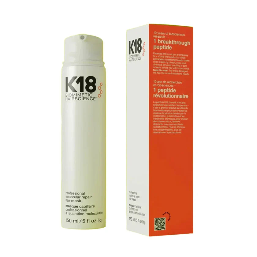 K18 BIOMIMETIC HAIRSCIENCE PROFESSIONAL MOLECULAR REPAIR HAIR MASK 150ML