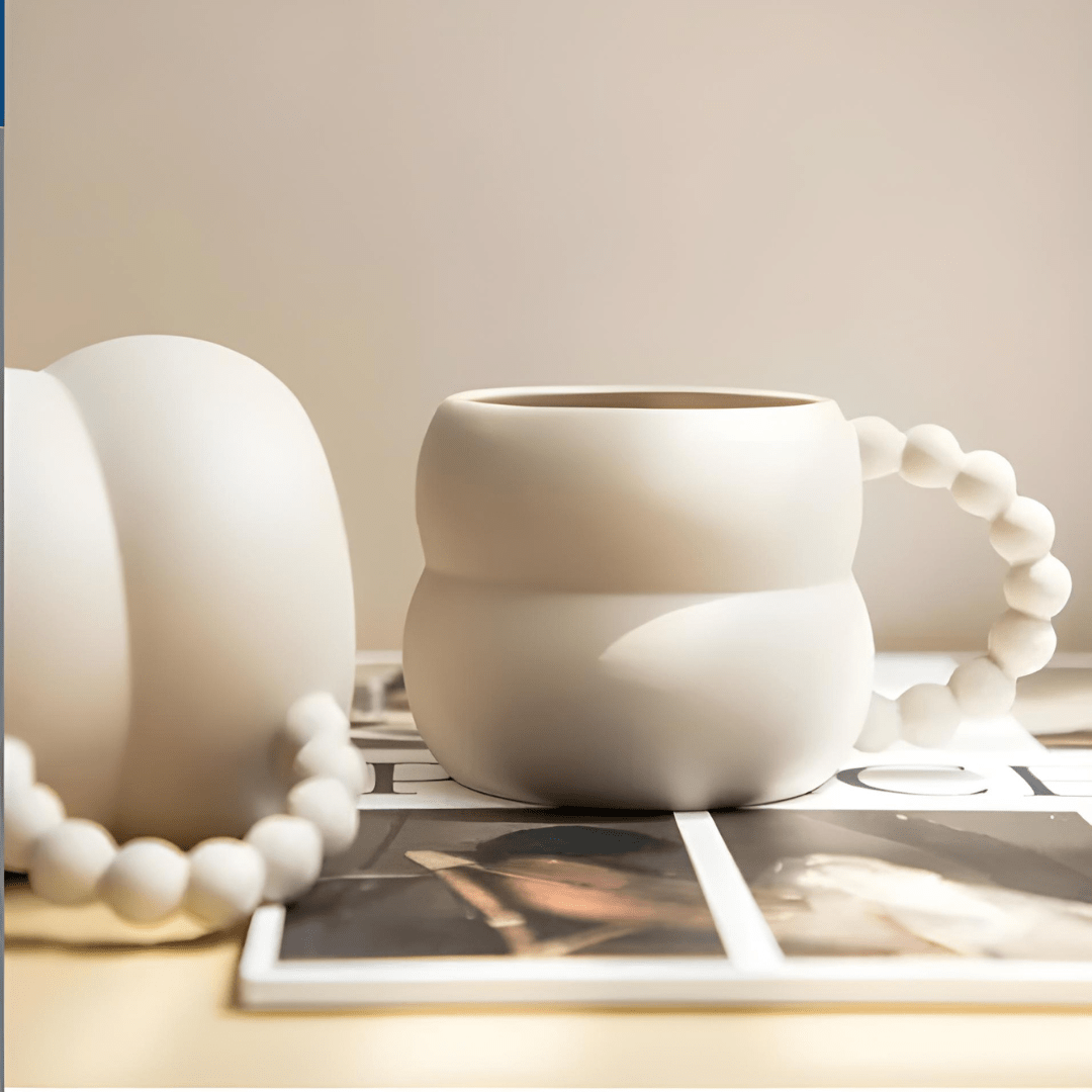 Purity Frosted Matte Coffee Mug – Cute & Unique 250ml Ceramic Cup