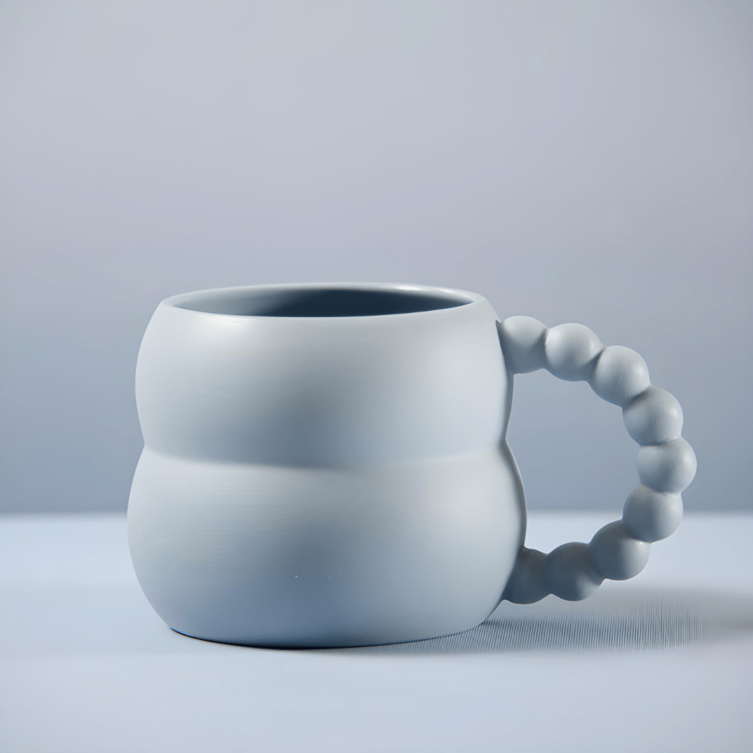 Purity Frosted Matte Coffee Mug – Cute & Unique 250ml Ceramic Cup