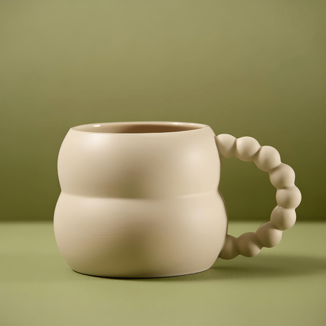 Purity Frosted Matte Coffee Mug – Cute & Unique 250ml Ceramic Cup
