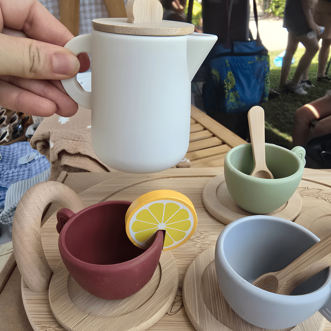 Wooden Tea Party Set for Kids – 2 Years+