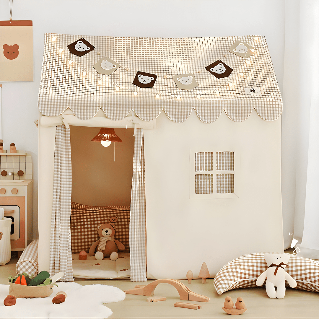Beautiful Kids Play Tent with Dual Openings
