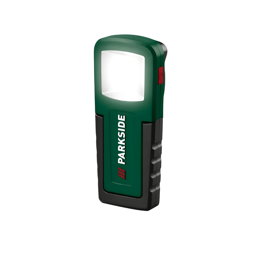 Parkside Cordless LED Work Lamp – 5 Modes, USB Rechargeable, Powerful Light