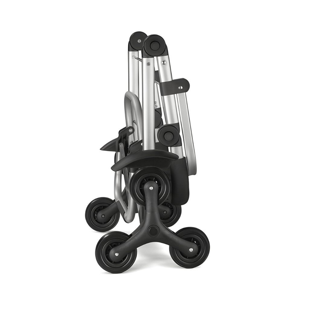 TOPMOVE® 6-Wheel Shopping Trolley with Removable Cooler Bag – Foldable & Durable