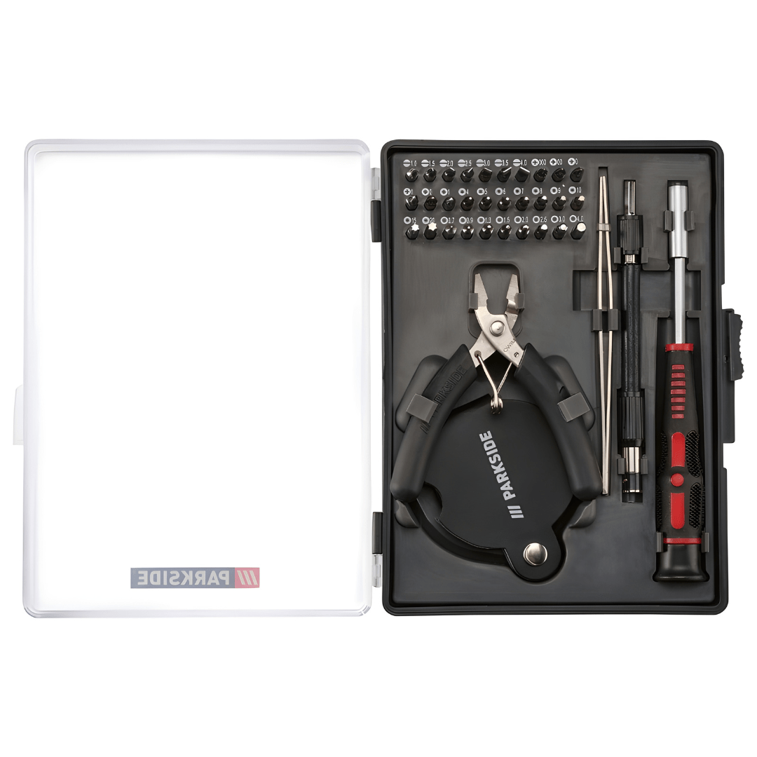 Parkside Precision Tool Kit – 35-Piece Mechanics Set or 37-Piece All-in-One Kit