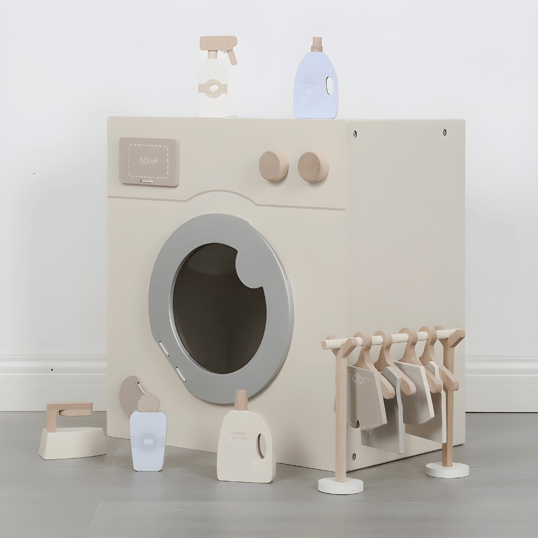 High Quality Wooden Washing Machine With Accessories 38 × 45 × 25 cm