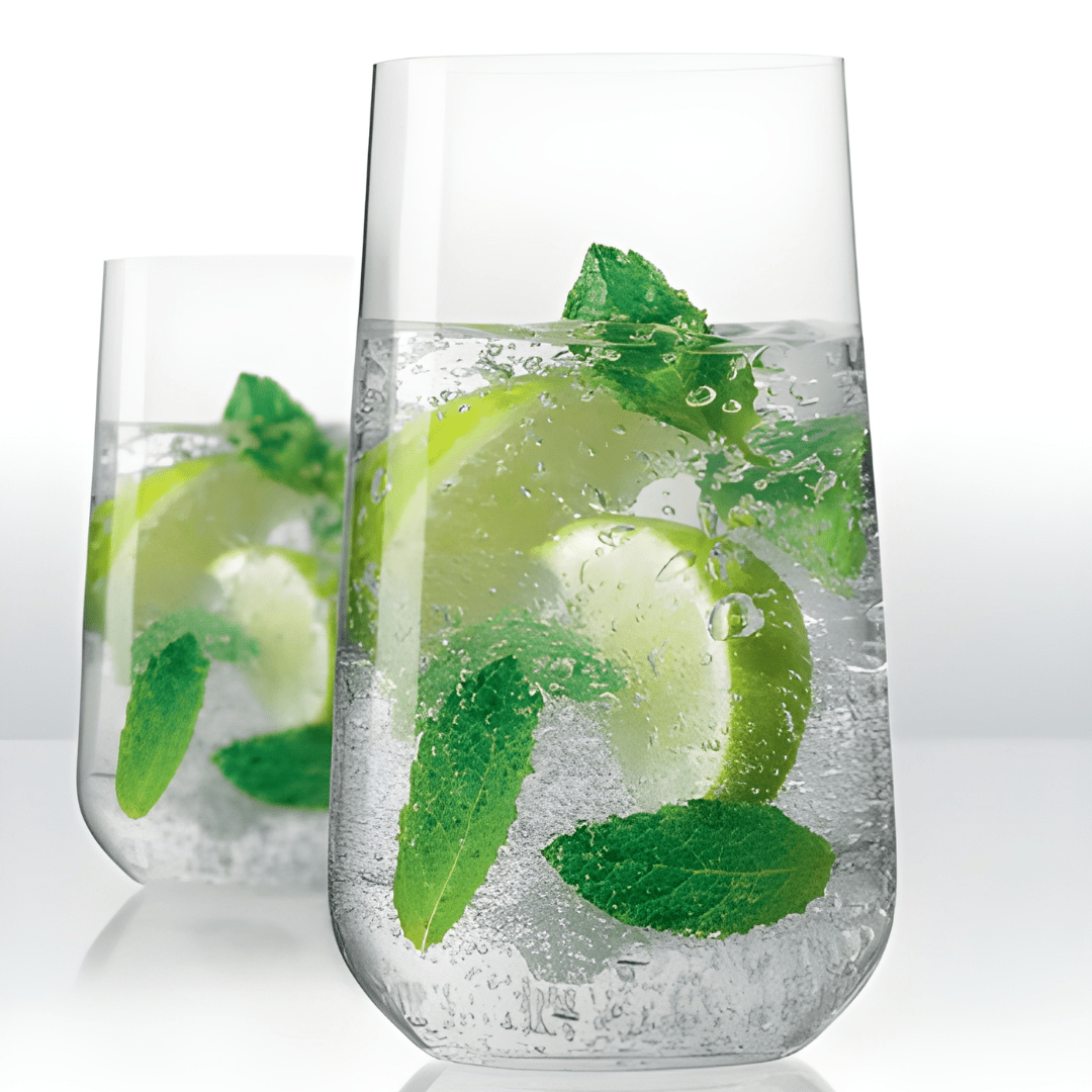 SPIEGELAU Capri Long Drink Glass – Set of 2 | 550 ml Crystal Tumbler