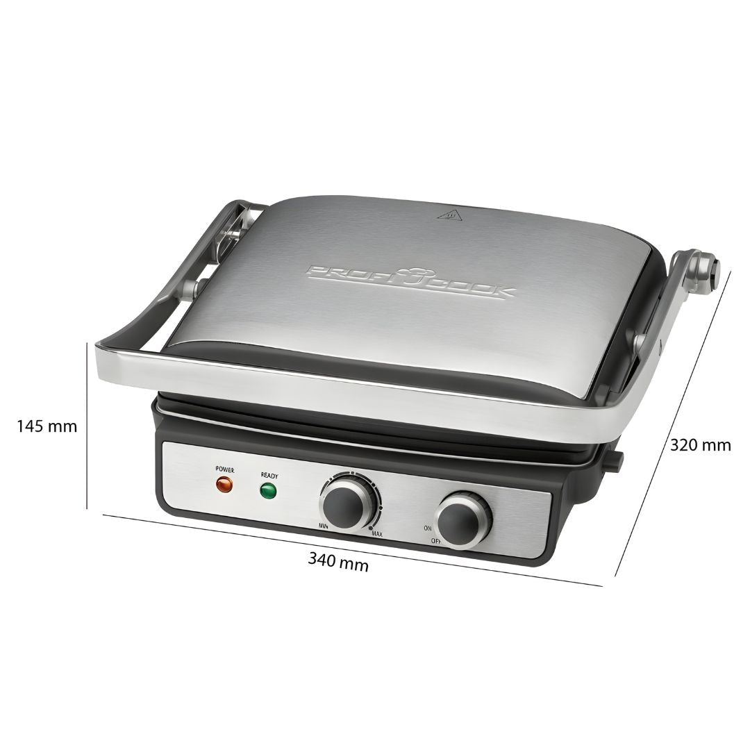 ProfiCook PC-KG 1264 Electric Contact Grill – 2000W