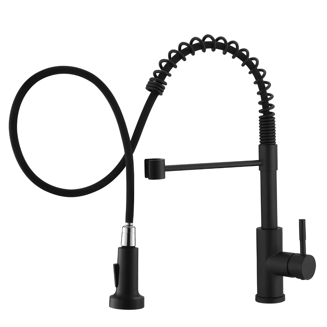 High-Quality Pull-Out Kitchen Sink Faucet – 360° Rotating Dual-Mode Design