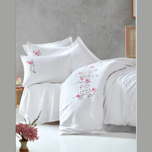 3D Embroidered  Double Duvet Cover Set PERLA