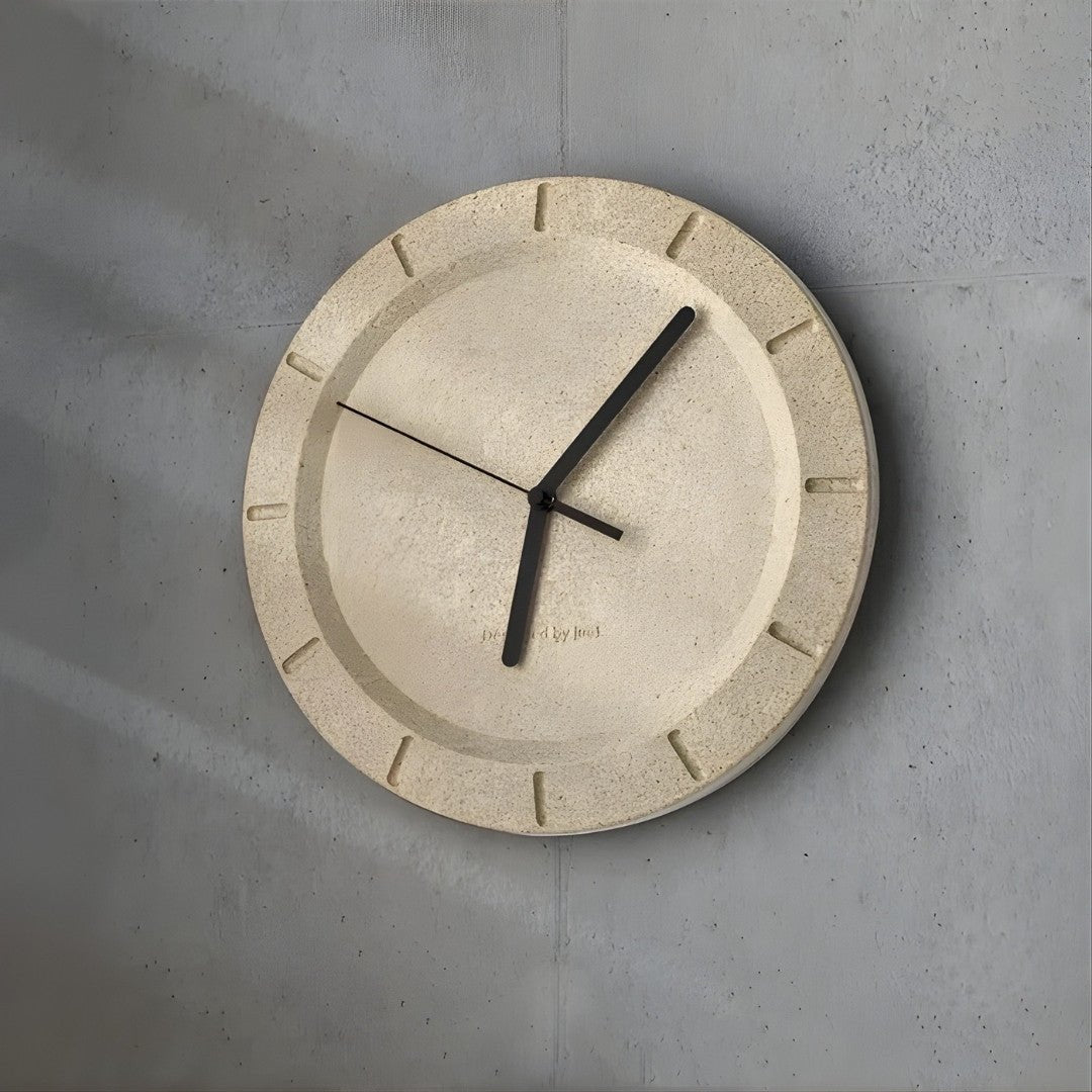 Premium Vermiculite Wall Clock – 30 cm