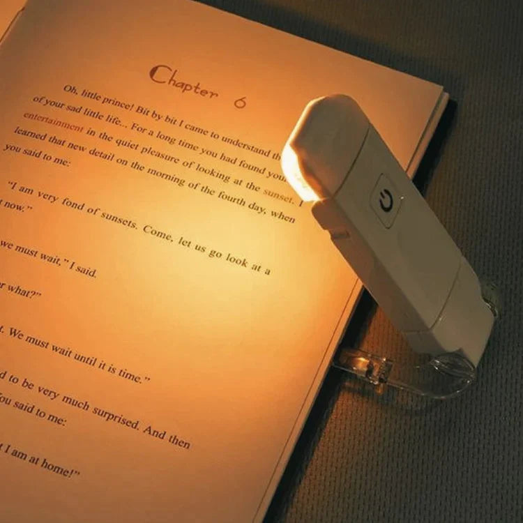 Rechargeable Book Light Clip