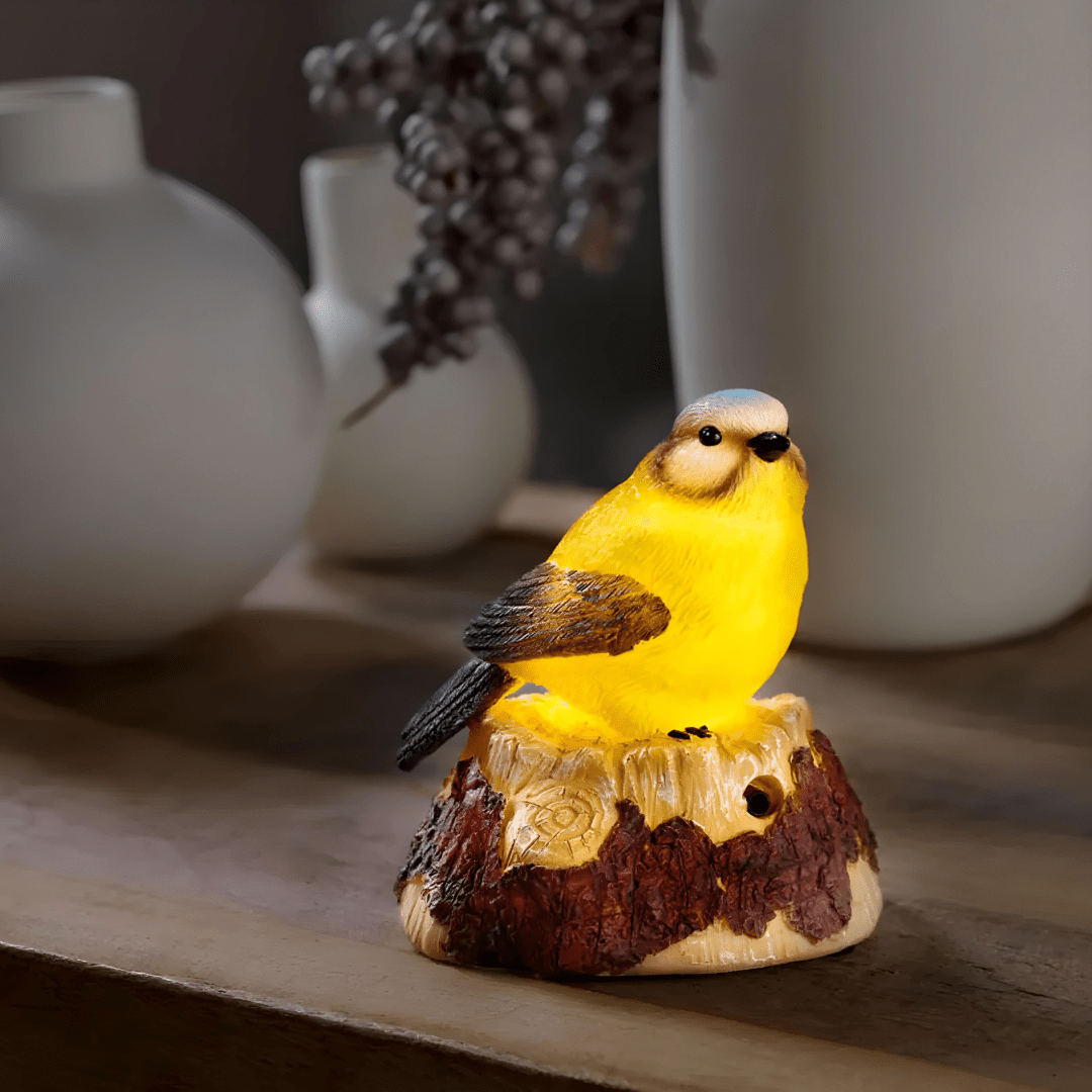 Livarno Home Wooden Bird Decoration Battery Operated Lebanon"
