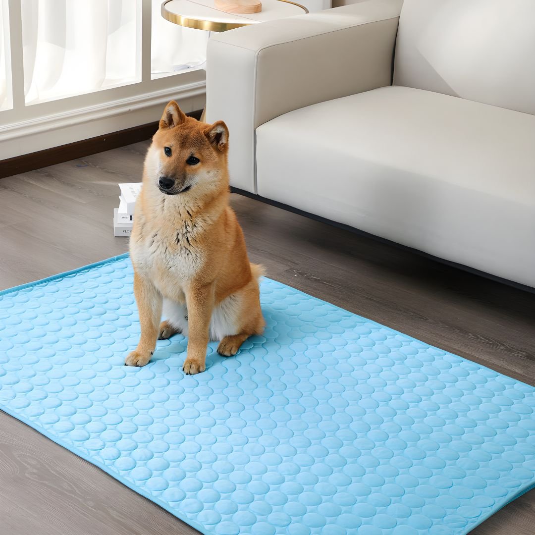 Cooling Pet Mat – Breathable Washable Summer Bed for Dogs & Cats (150×100cm)