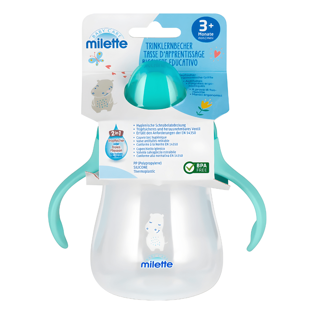 Milette 2-in-1 Baby Training Cup 3+