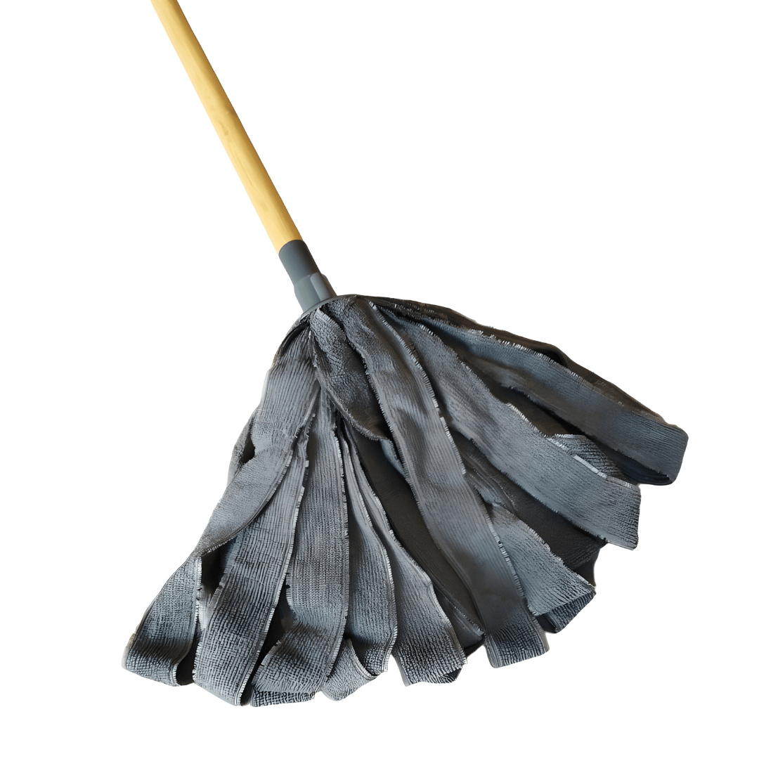 Aquapur Flat Mop, Microfiber With Bamboo Tip