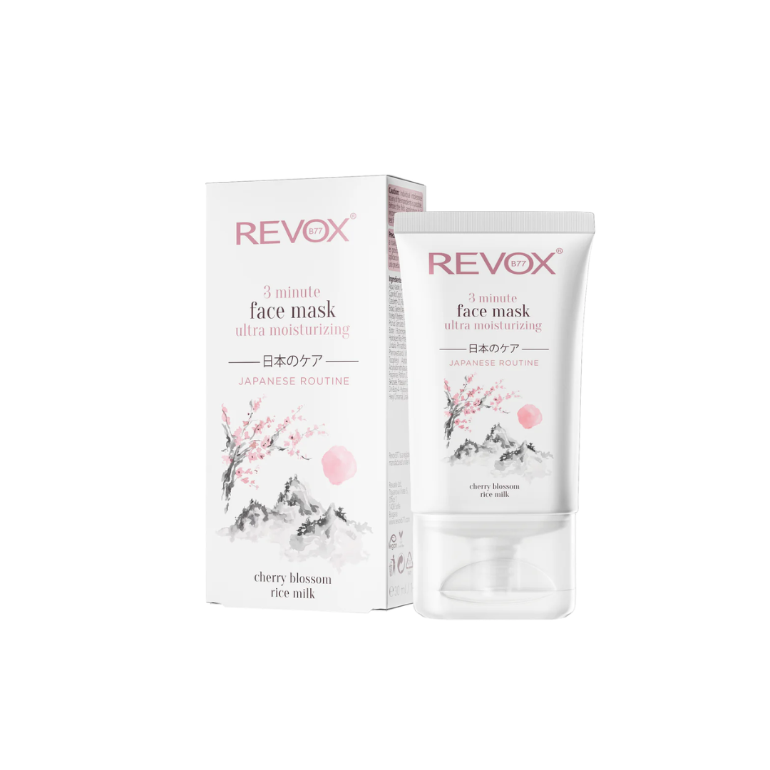 Revox B77 Japanese Ritual 3 Minute Ultra Moisturizing Face Mask 30ml