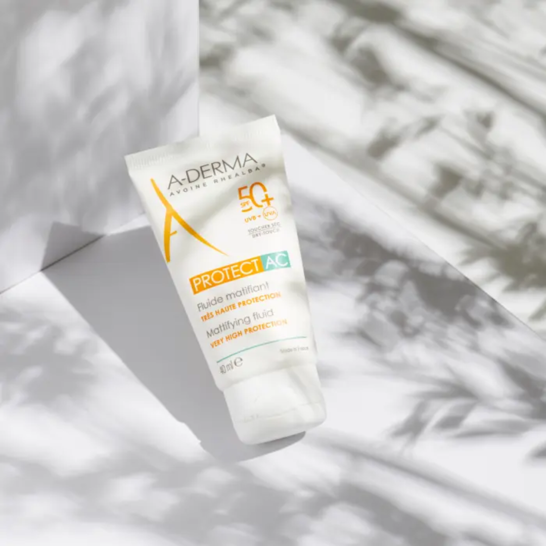 A-Derma Protect Ac Mattifying Fluid 50+ For Acne Prone Skin 40ml - Medaid International