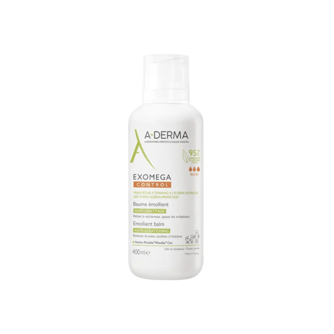 A-Derma Exomega Control Emollient Balm For Eczema Prone Skin 400ml - Medaid International