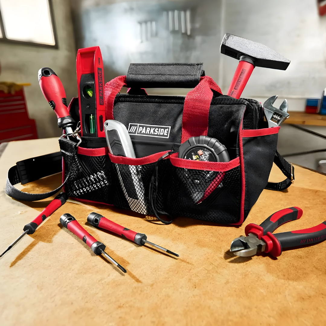 PARKSIDE® 23-Piece Tool Set with Bag
