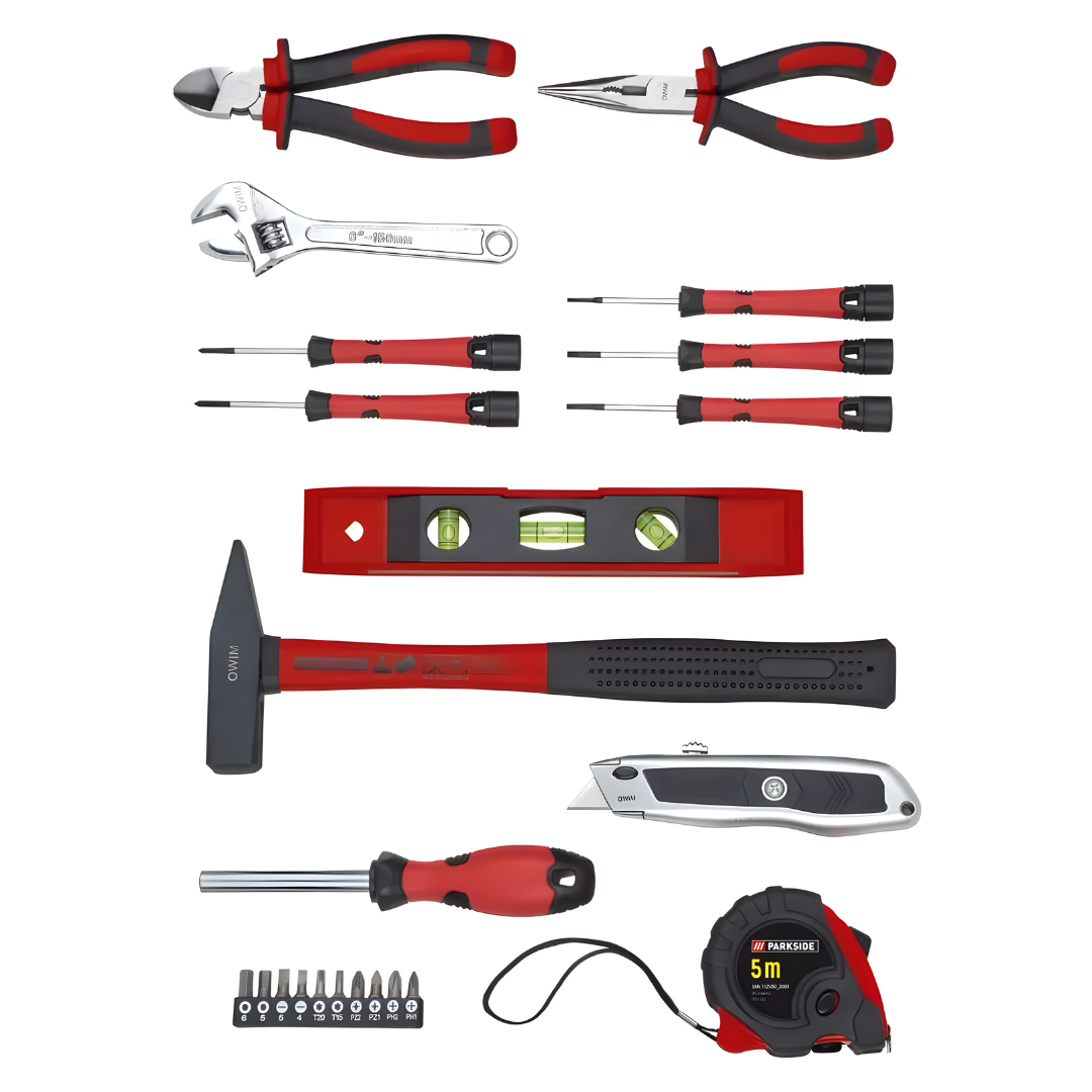 PARKSIDE® 23-Piece Tool Set with Bag