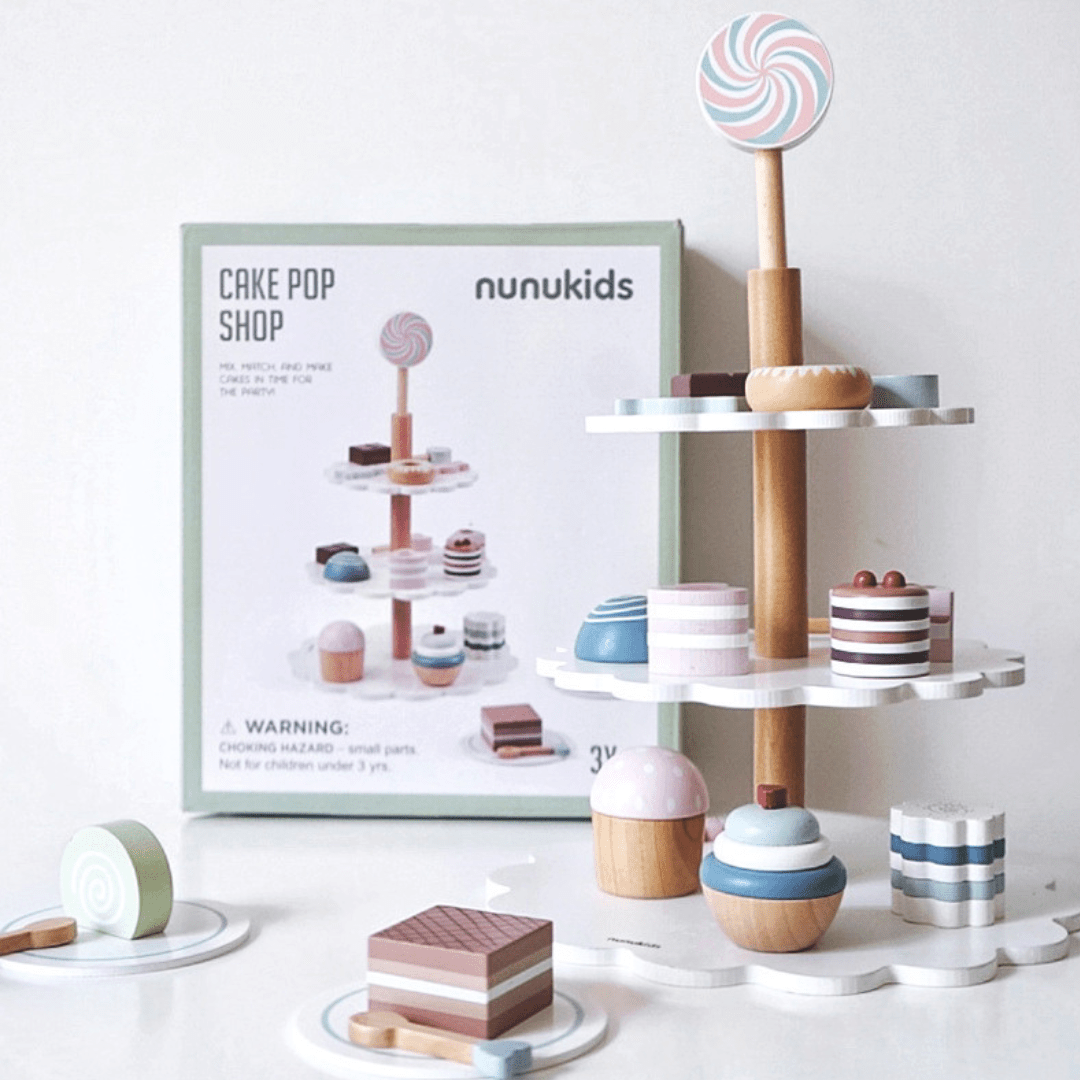 Montessori High quality Wooden Cake Pop Shop