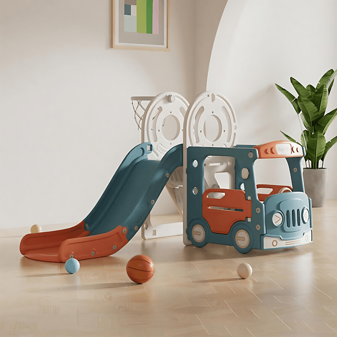 Smile Bus Slide Indoor Outdoor kids Activity Center Lebanon"
