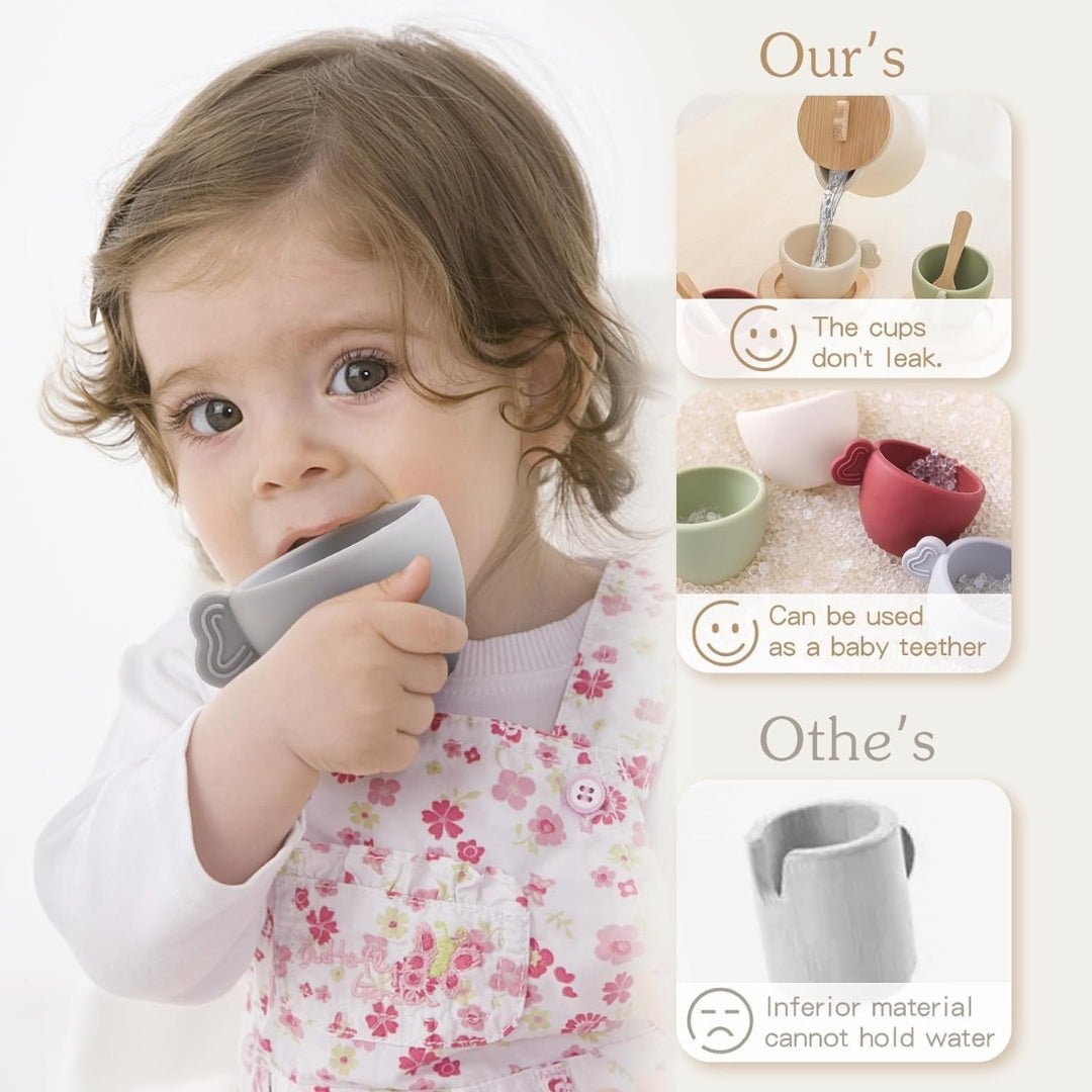 Wooden Tea Party Set for Kids – 2 Years+