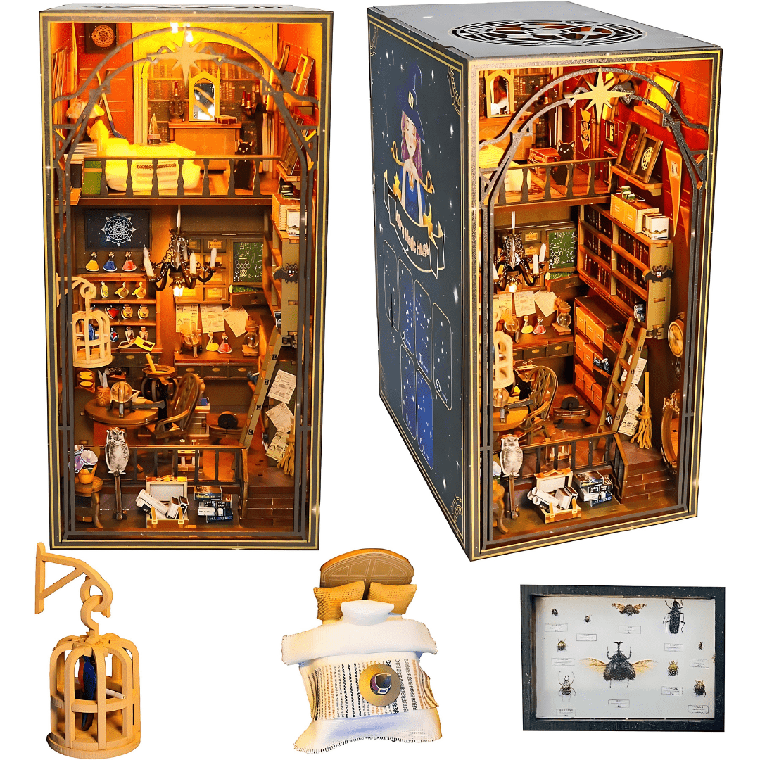 DIY Mira Magic House – Booknook with LED & Music Box