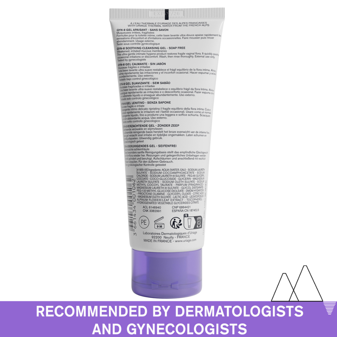 Uriage GYN-8 Intimate Hygiene Soothing Gel 100ml