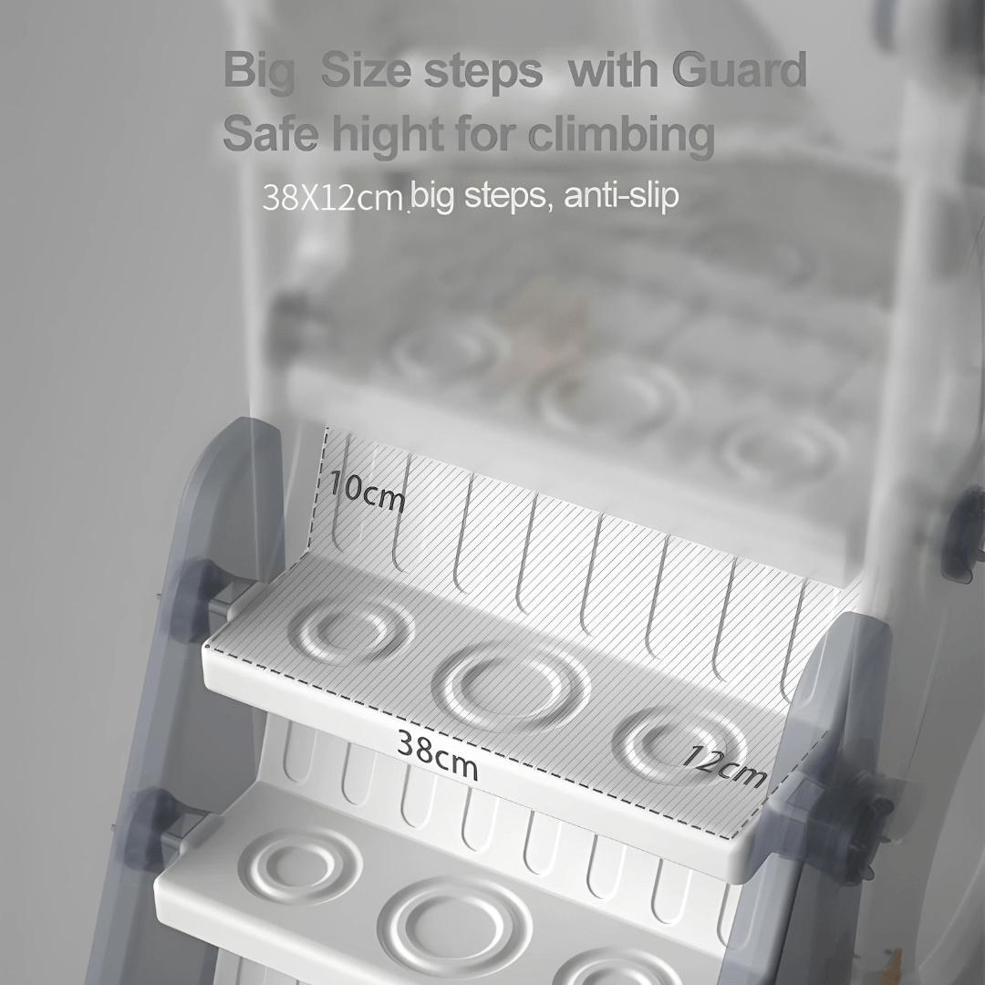 Space-Themed 3-in-1 Slide & Swing Set