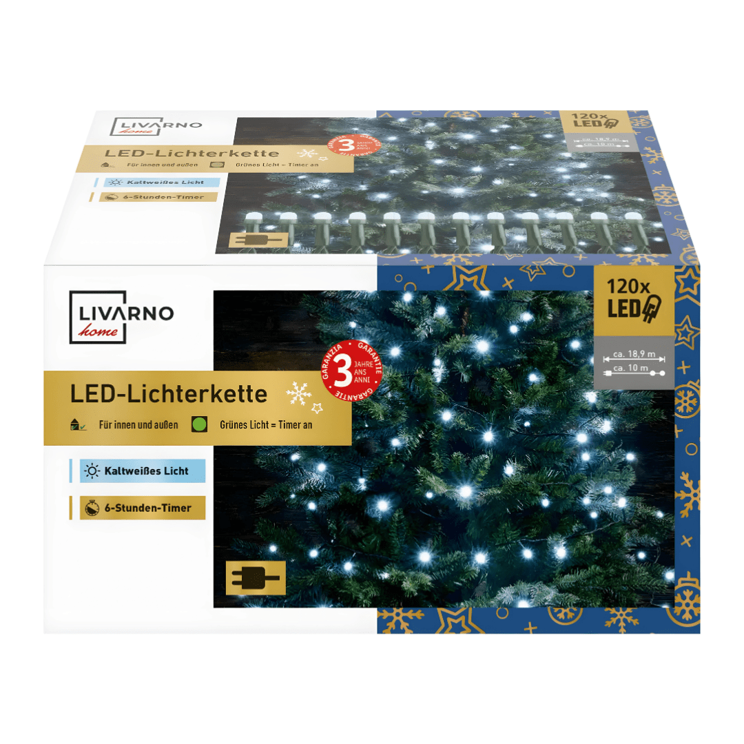 Livarno home Light LED Chain, 120 LEDs