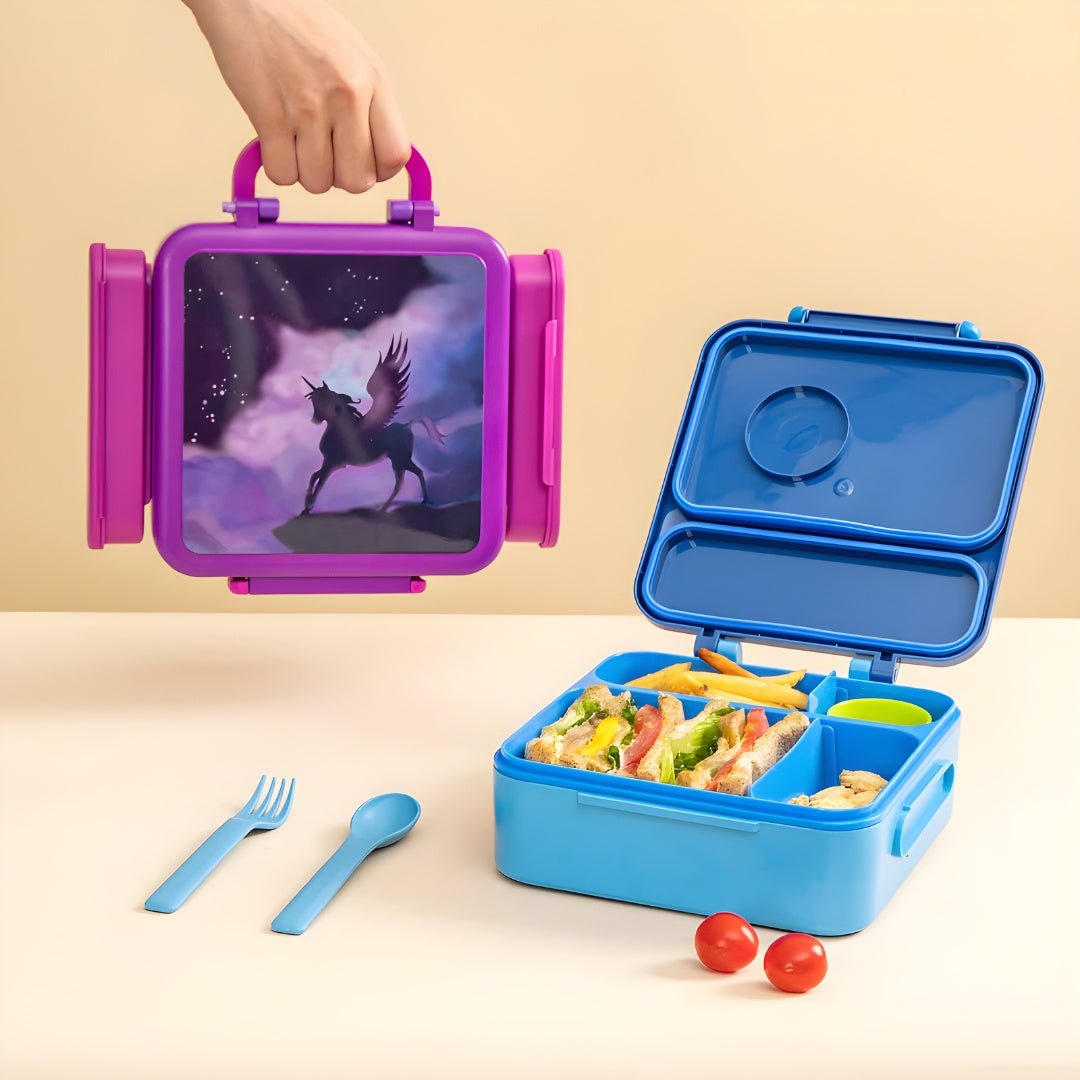 Kids Bento Lunch Box – Leak-Proof, BPA-Free, with Thermos