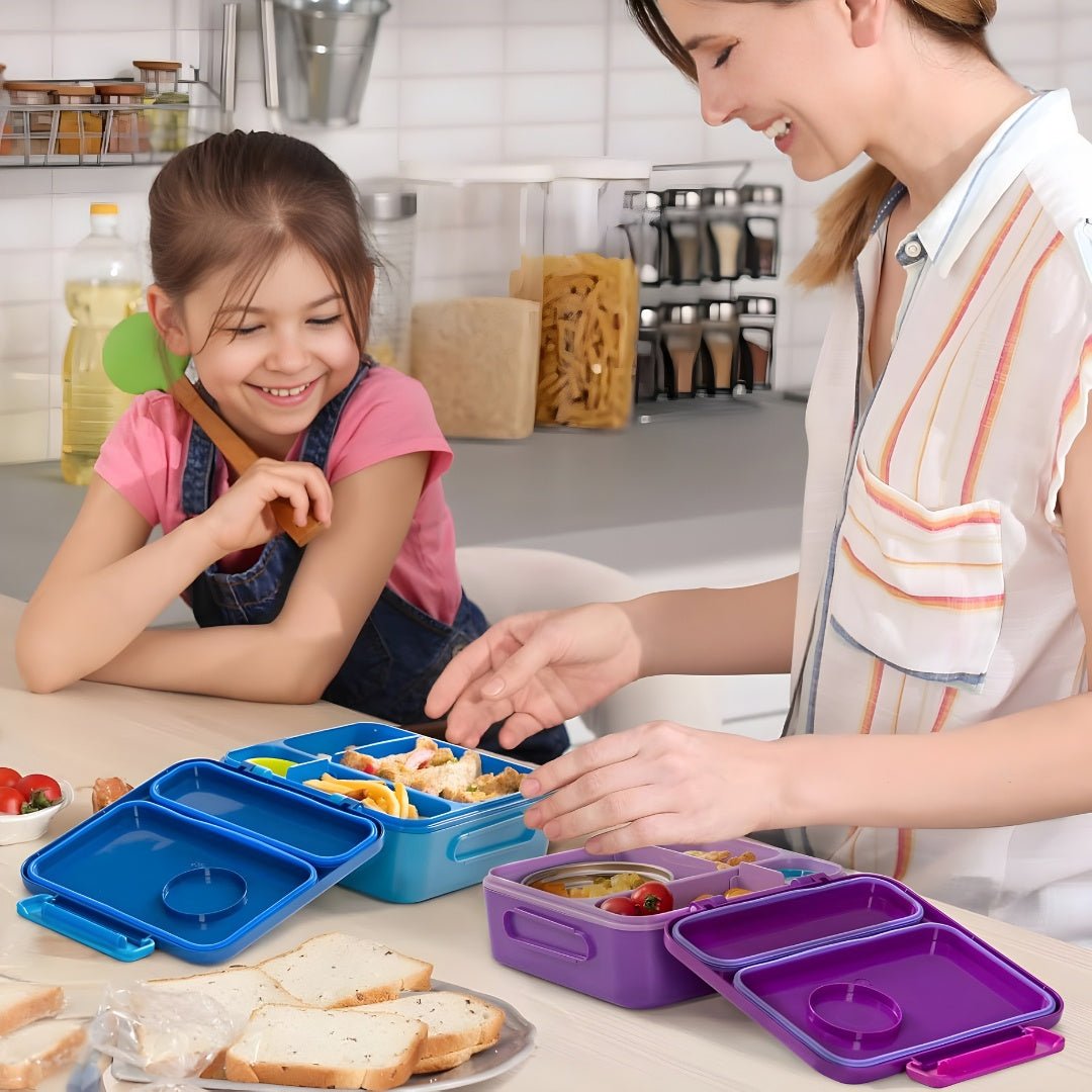 Kids Bento Lunch Box – Leak-Proof, BPA-Free, with Thermos