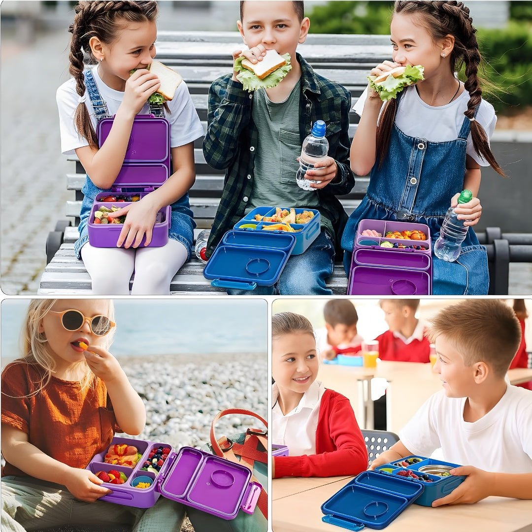 Kids Bento Lunch Box – Leak-Proof, BPA-Free, with Thermos