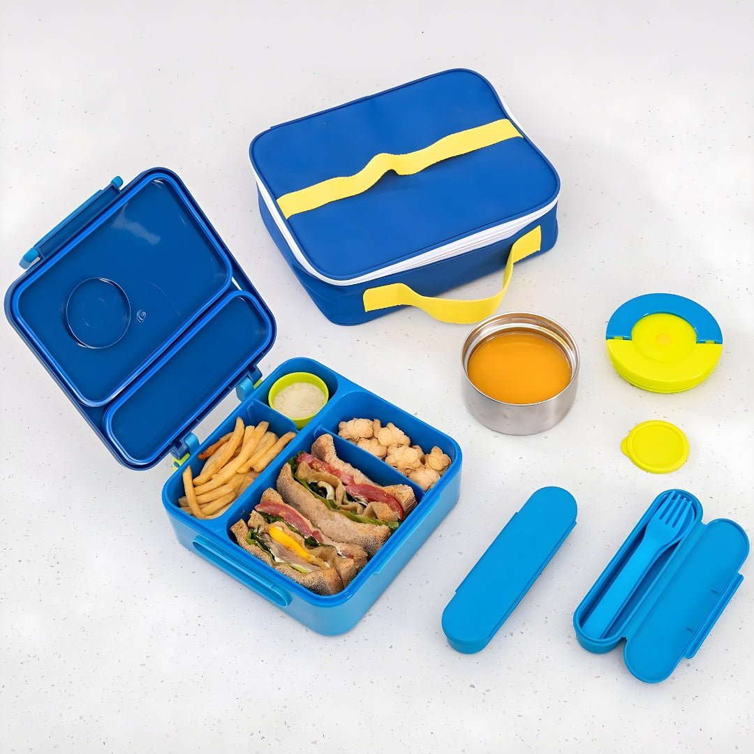 Kids Bento Lunch Box – Leak-Proof, BPA-Free, with Thermos