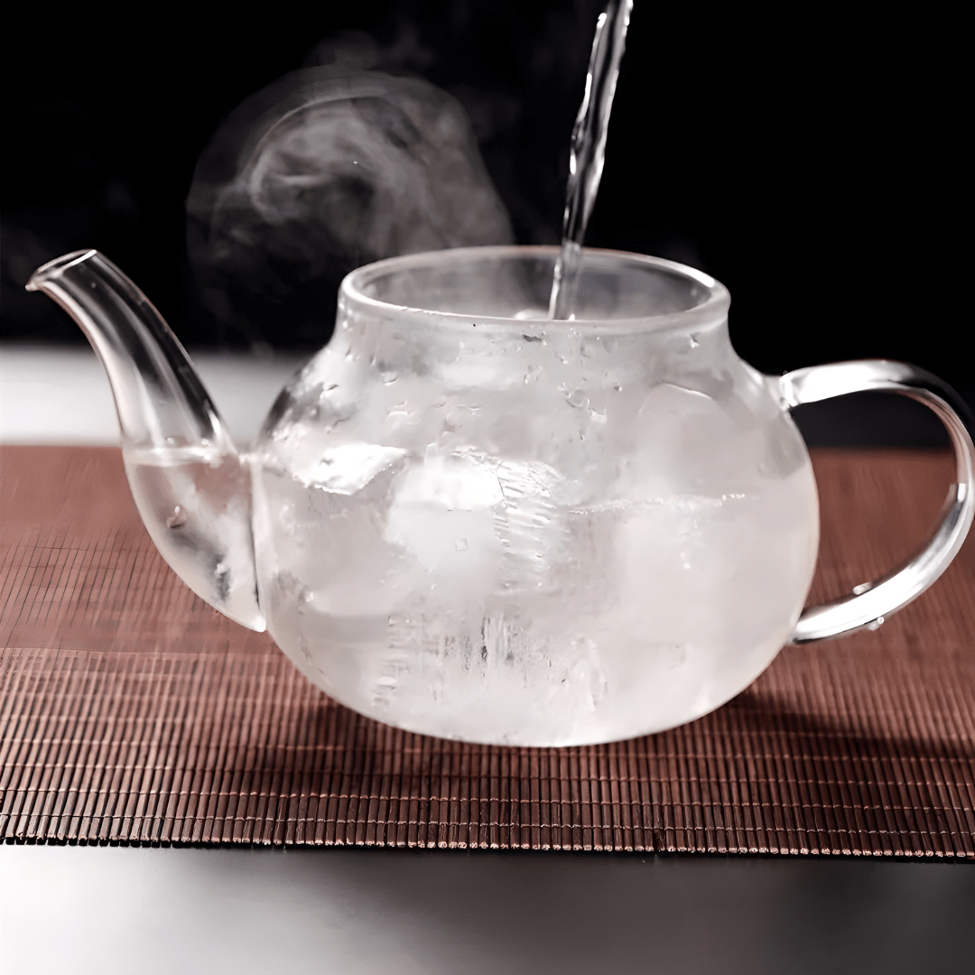 Heat-Resistant Borosilicate Glass Teapot with Strainer 1000ML