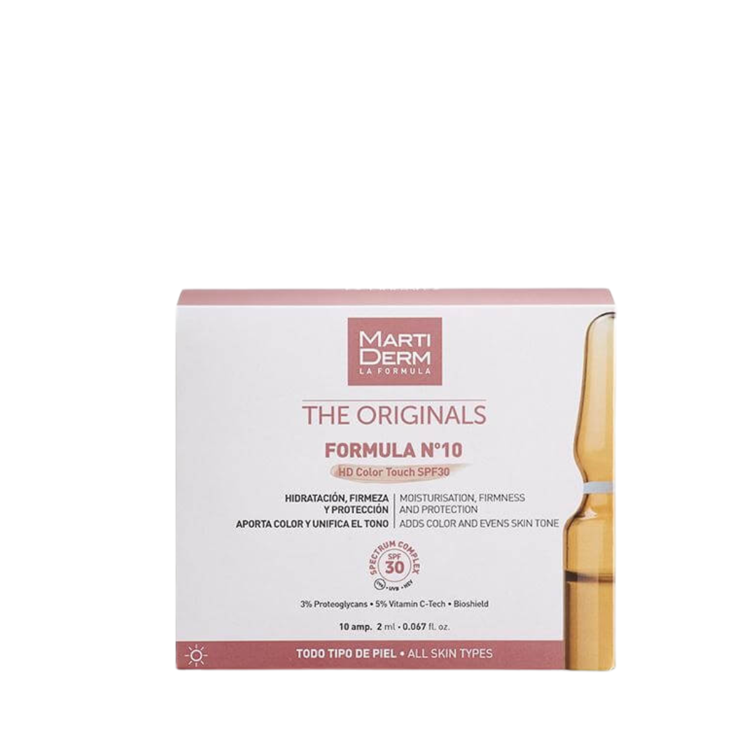 MartiDerm The Originals Formula N§10 Hd Color Touch Spf30 10 Ampoules