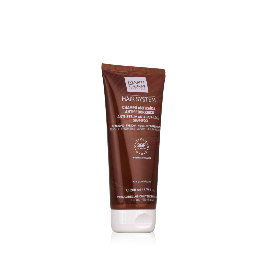 MartiDerm Hair System Anti-Sebum Anti Hair-Loss Shampoo 200ml