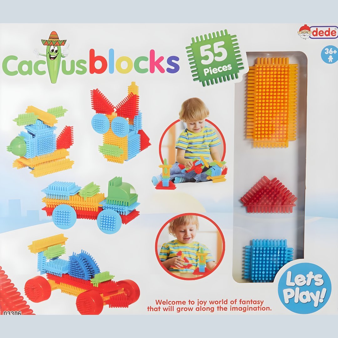 Cactus Blocks 55-Piece Creative Set