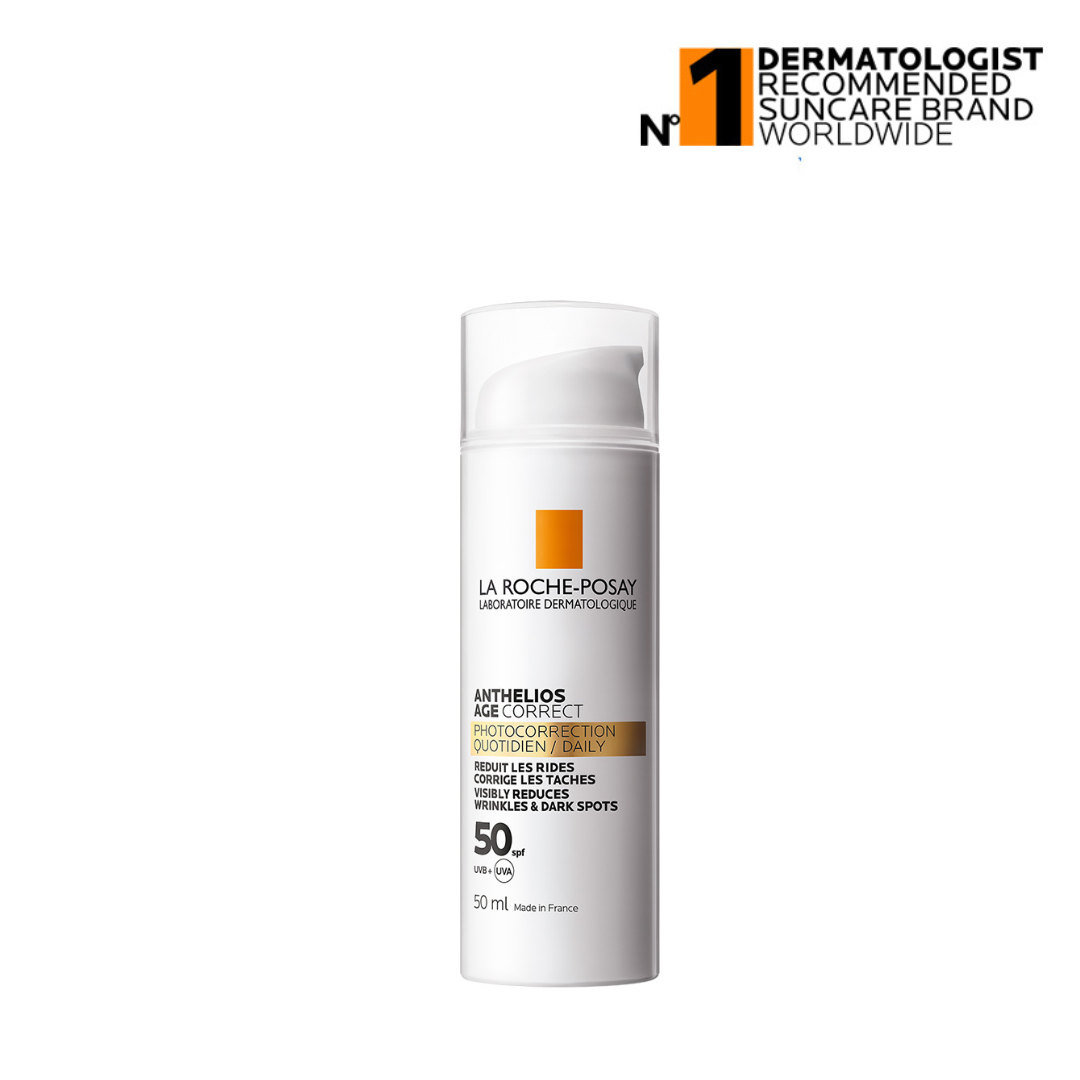 La Roche Posay Anthelios Age Correct SPF50 Anti Ageing Invisible Sunscreen with Niacinamide 50ml