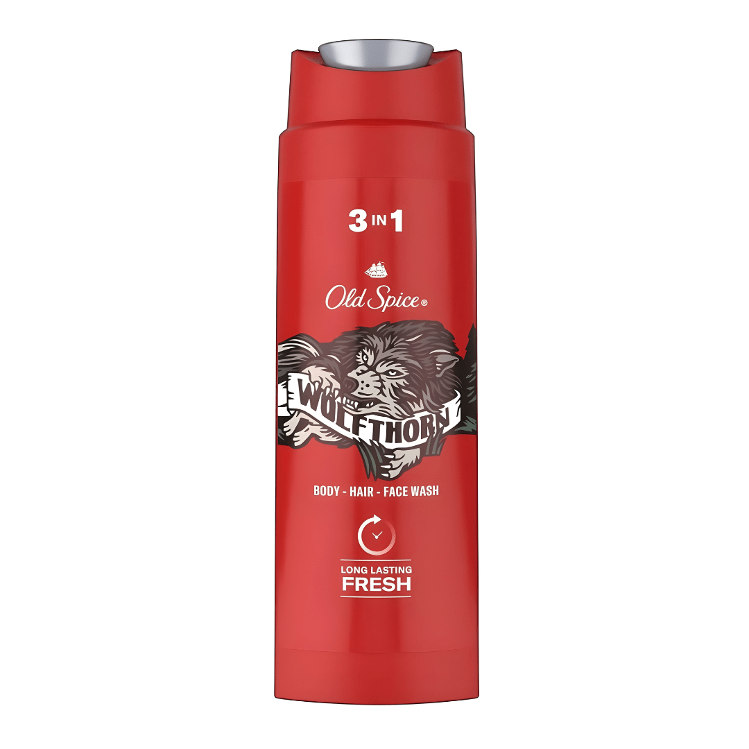 Old Spice Wolfthorn 3-in-1 Shower Gel for Men 250ml – EU Made | Premium Quality