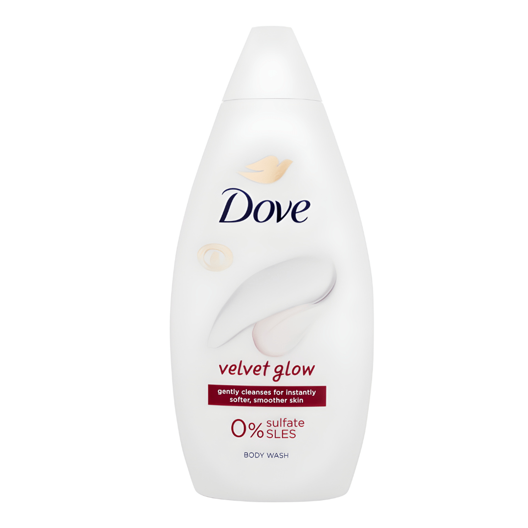 Dove Velvet Glow Body Wash 450ml – UK Made | Nourishing & Sulfate-Free